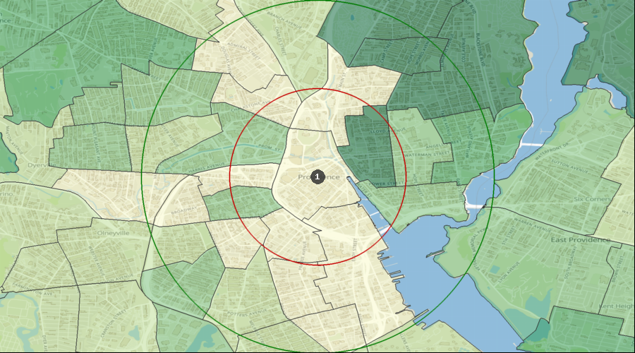 Providence, Rhode Island - Median Household Income